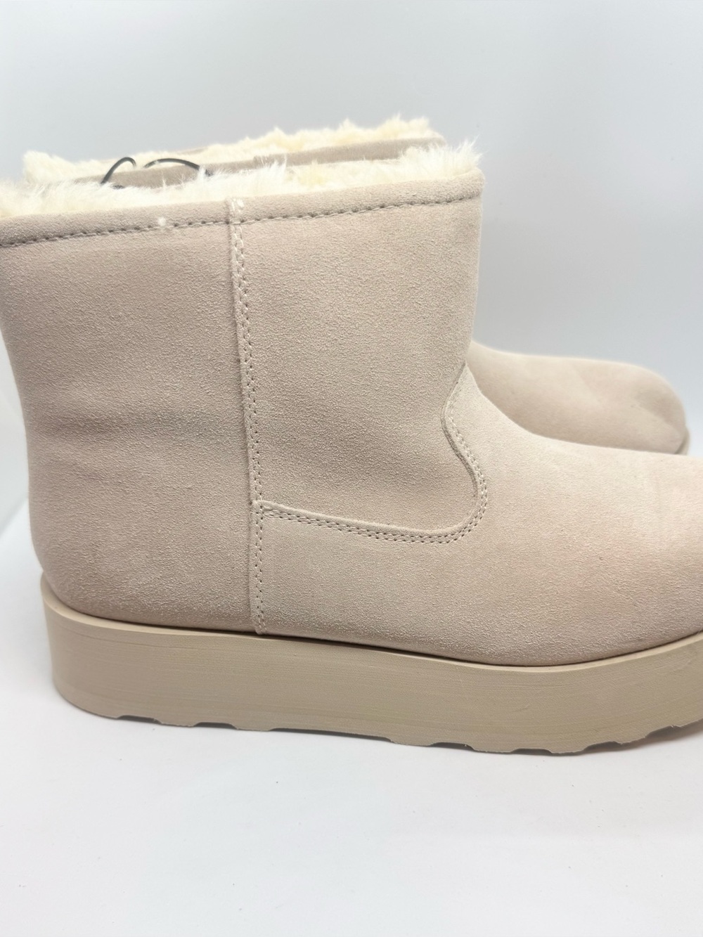 Time and Tru Platform Genuine Suede Boots